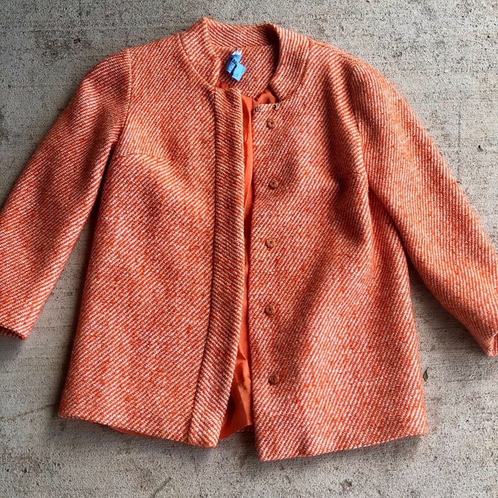 Vintage Houndstooth Coat